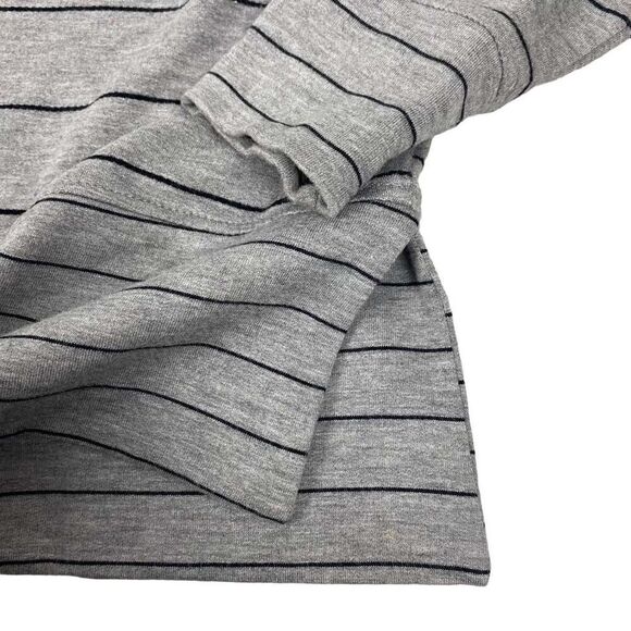 Cable & Gauge cowl neck stripe pullover size Small - Picture 4 of 6